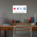 Emoji luminosi_I love you to the moon and back