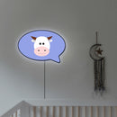 Lampada fumetto mucchina