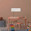 Lampada Alfabeto colorato