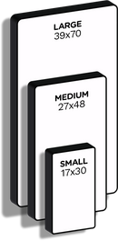 LAMPADA Personalizzabile - Rettangolo Verticale (RE8V)