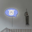 Lampada fumetto ippopotamo