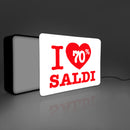 Grafica Removibile Rettangolare - I Love Saldi