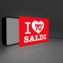 Grafica Removibile Rettangolare - I Love Saldi 2.0