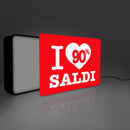 Grafica Removibile Rettangolare - I Love Saldi 2.0