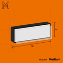Landoframe Rettangolare Wide - Lampada Personalizzata Fai da Te