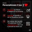 Lampada - I Love ...  (Personalizzabile)