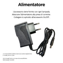 Lampada con due grafiche