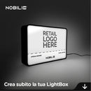 Insegna Luminosa Nobili personalizzabile - CAMPIONE NON IN VENDITA