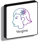 Lampada segno zodiacale Vergine